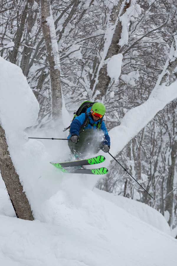 Madarao's tree skiing is legendary, helped by the terrain modifications they add in over summer © Madarao