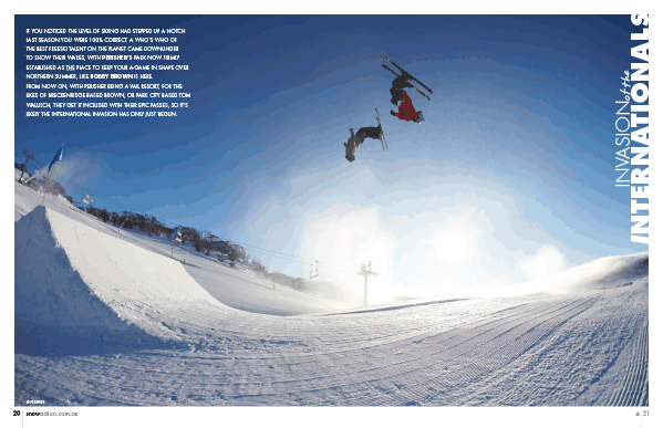 Expect to see a lot more of the likes of Bobby Brown at Perisher © Perisher