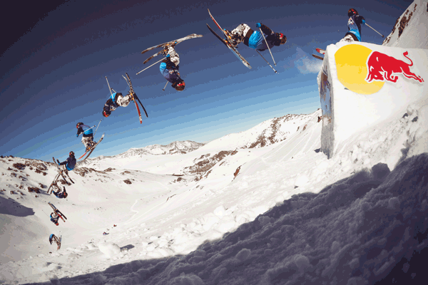 The skiing is so good they moved Red Bull’s Beyond The Line (the country’s premier freeride event) here last July. The talent included local World Cup skier Esti Erdocia, chucking a double backie here. © luis vidales - red bull content pool