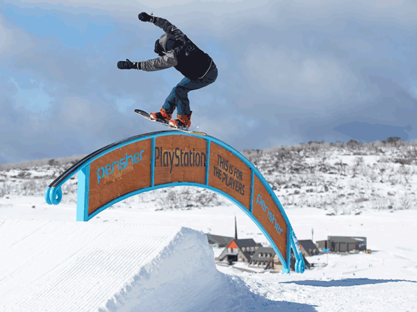 The crew have been hard at work building new rail features for Perisher's 7 parks