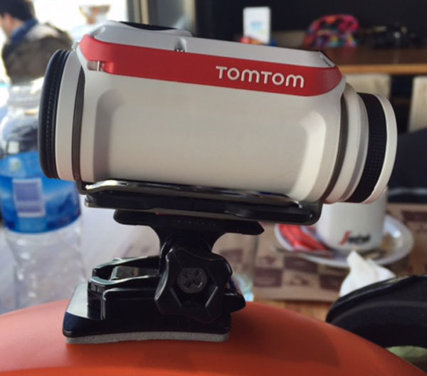 Comes with a GoPro compatible mount so will work with all your existing stuff there