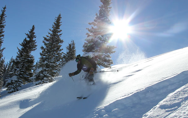 Knee deep and better 3 days after the dump at Vail © Owain Price