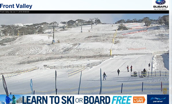 Perisher makes opening day for Australia