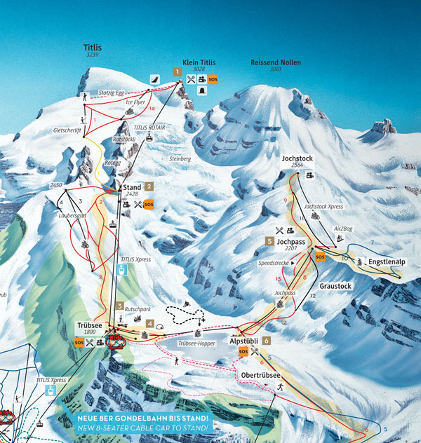 Engelberg Trail Map