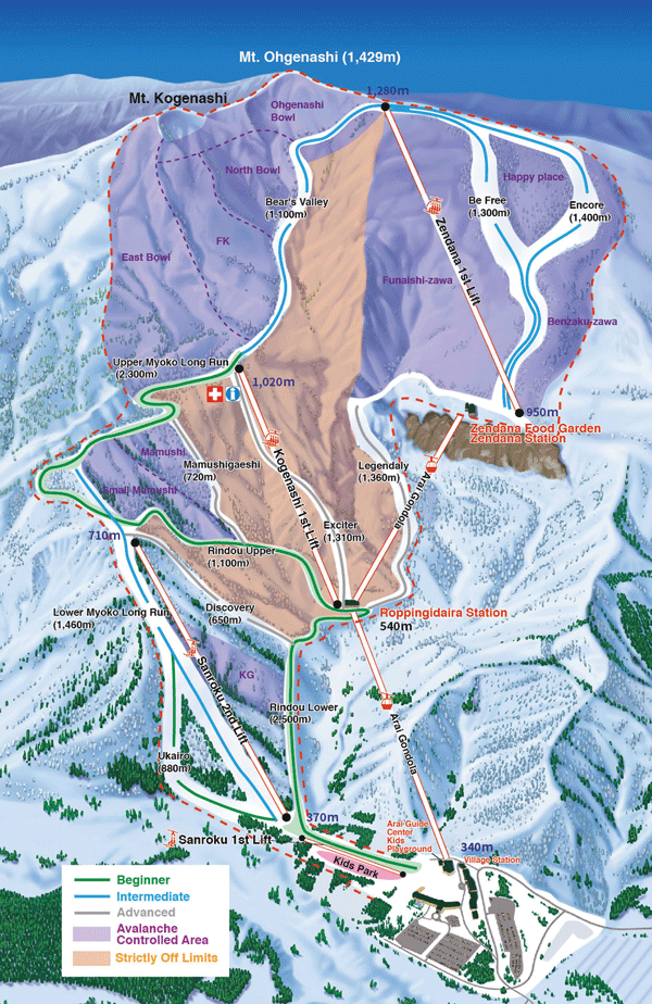 Arai Trail Map