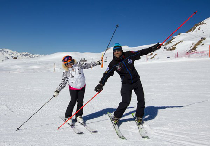 Ski lesson Verbier