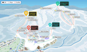 Yongpyong trail map
