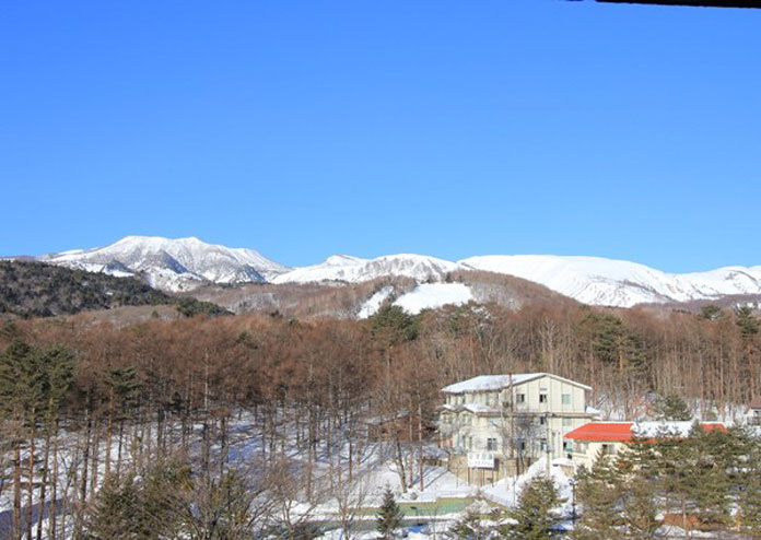 Kusatsu mountain view