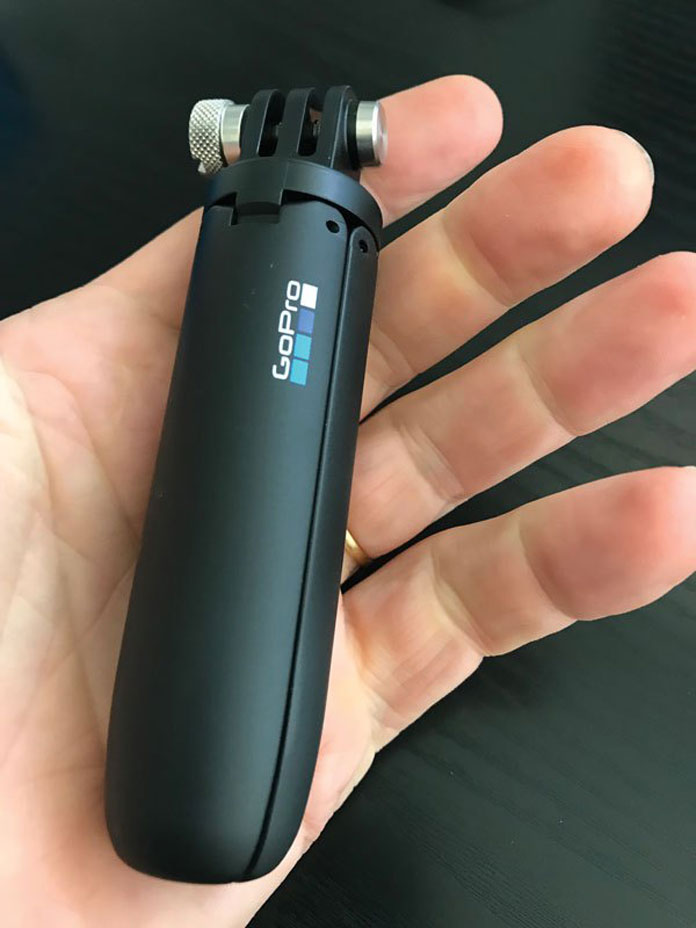 GoPro SHORTY fits easily in your hand