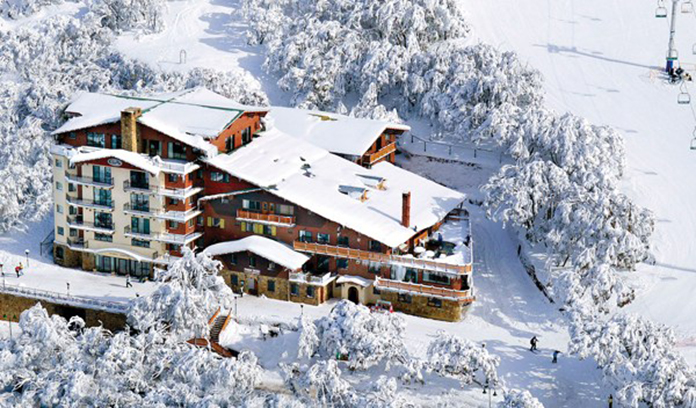 Aerial view of Hotel Pension Grimus