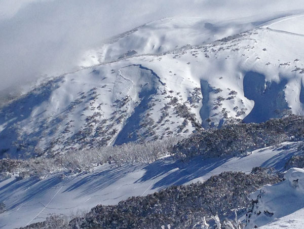 Avalanches Hotham sidecountry