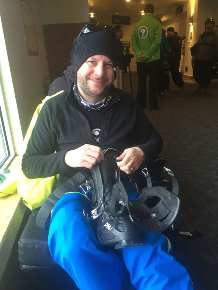 Dahu ski boots founder Nicolas Frey