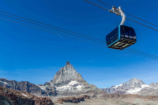 The new Matterhorn Glacier Ride at Zermatt