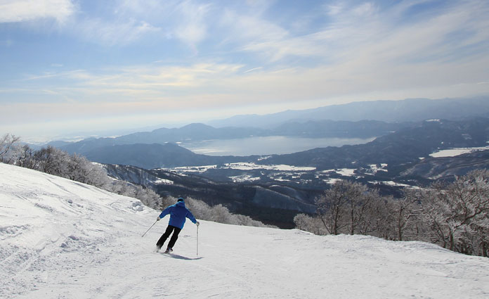 Skiing at Tazawako