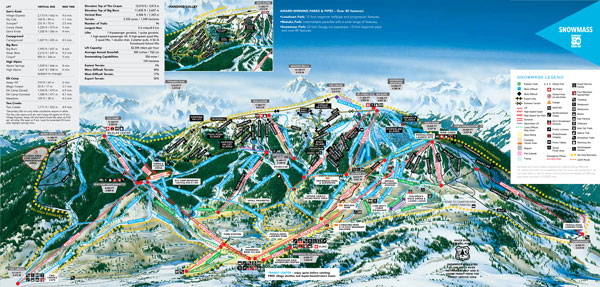 Snowmass trail map