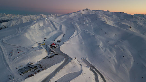 Aerial view of Cardrona