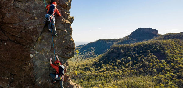 Climbing with Osprey Mutant Backpacks