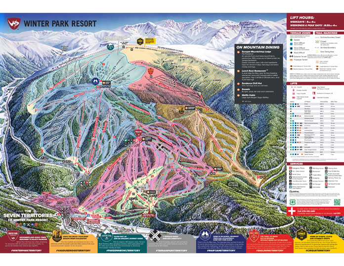 Winter Park Trail Map