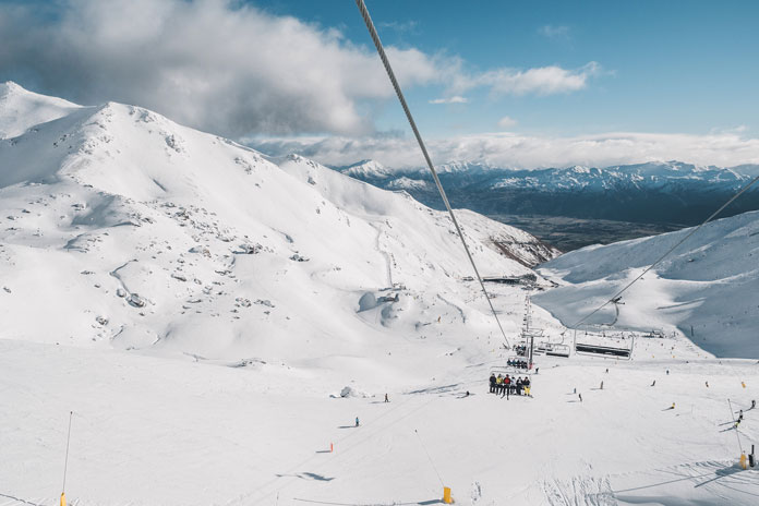 View of the 6 seat chair at The Remarkables Queentown
