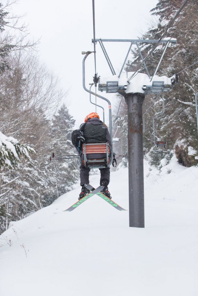 Riding Lift No 7, Murunuma Kogen Ski Resort's single chairlift