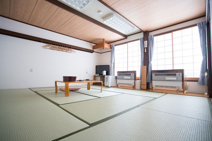 Tatami room at Chalet Marunuma