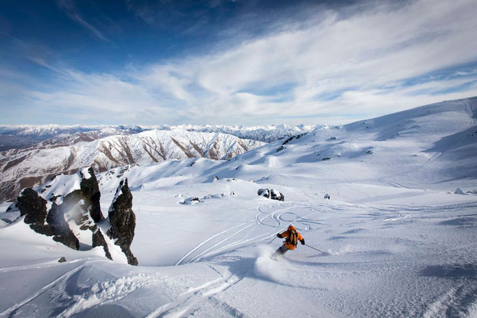 cat skiing in Soho Basin is one of Queenstown's leading ski experiences