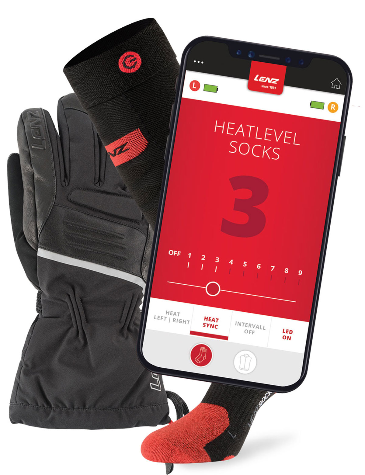 bluetooth heated gloves