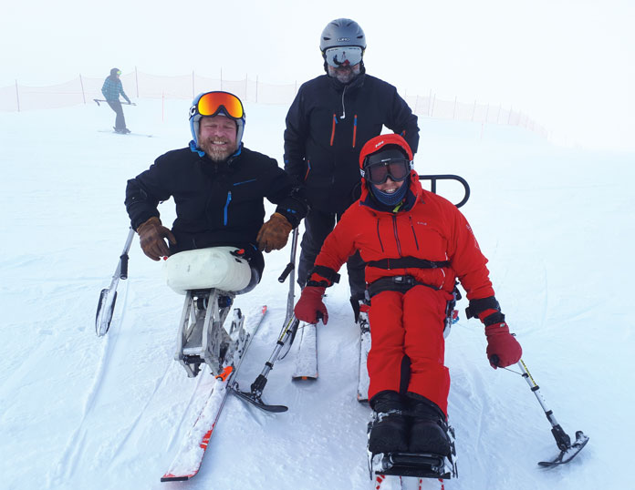 Disabled sitskiers at Hotham can use the Epic Australia Adaptive Pass
