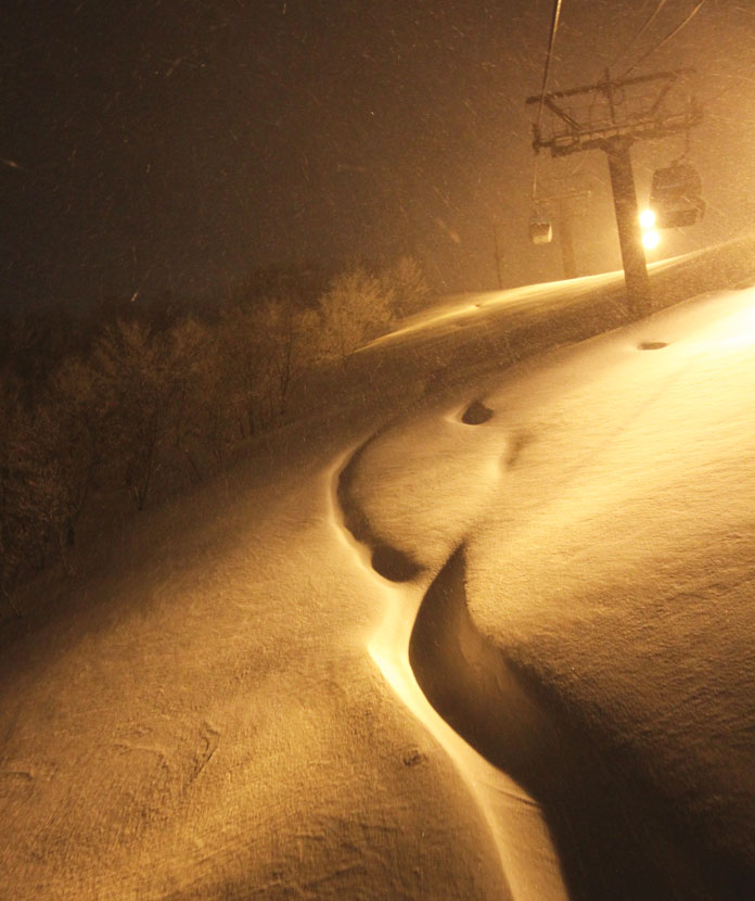 Japan's second best night skiing can be found at Geto Kogen