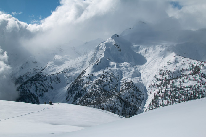 Spectacular high alpine views at Mike Wiegele Heliskiing