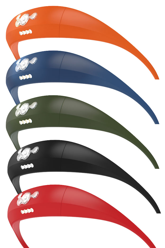 Knog Bandicoot headlamp colour range