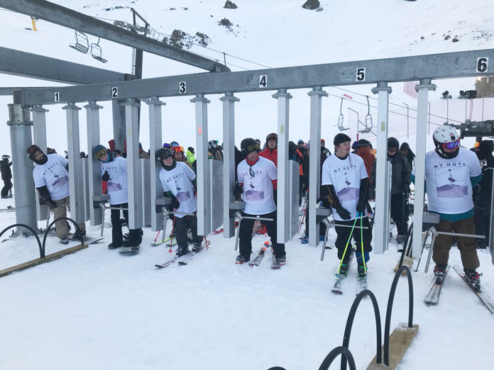 First lift at Mt Hutt 2020 ski season