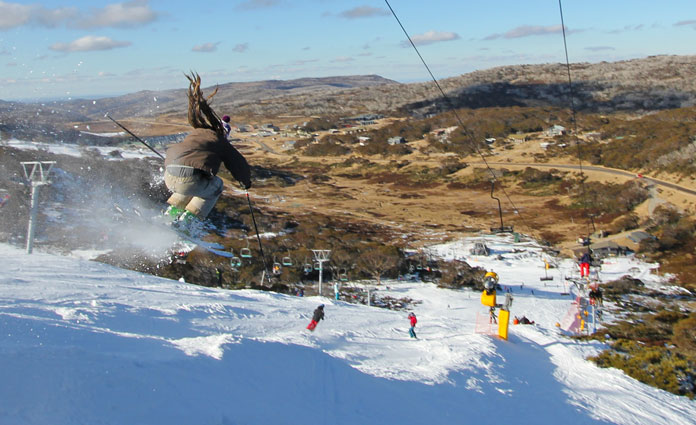 Snowmaking saves the day at Perisher in 2016