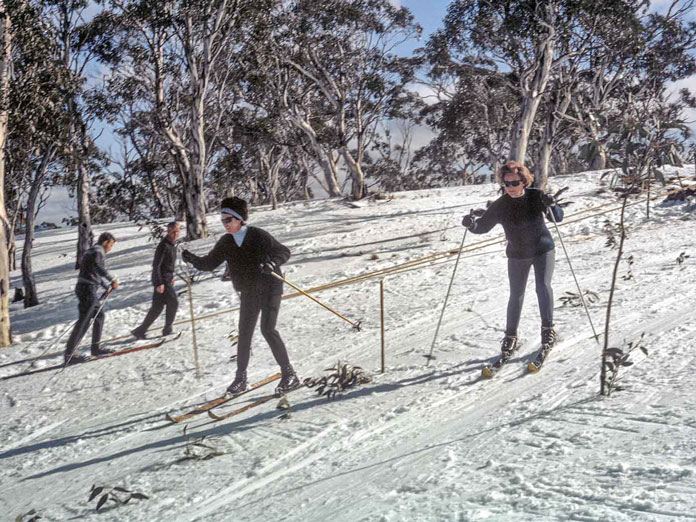 Swinging Sixties ski style at Mt Franklin, Canberra