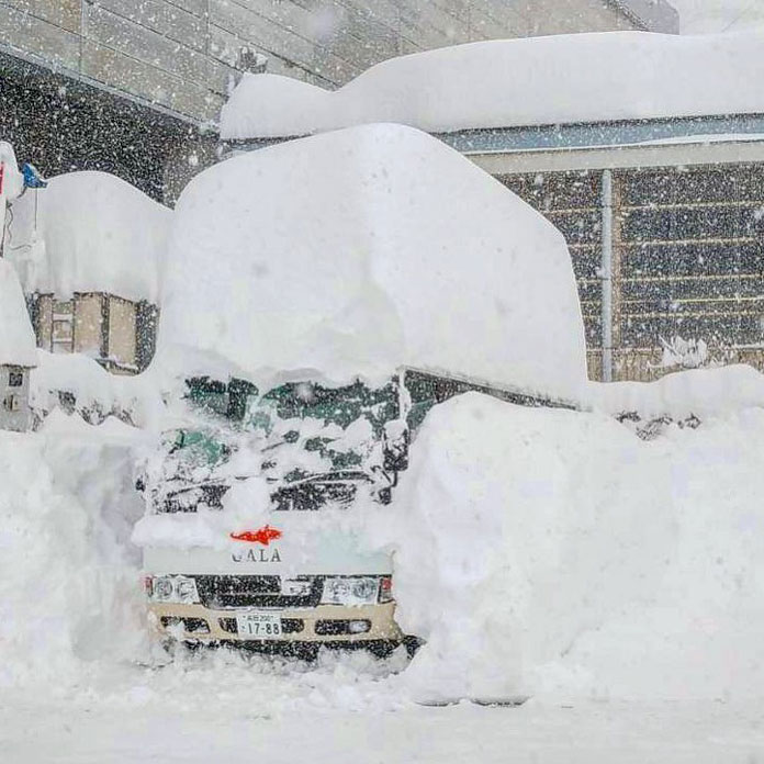 Record snowfall this week at Gala Yuzawa, Niigata Japan