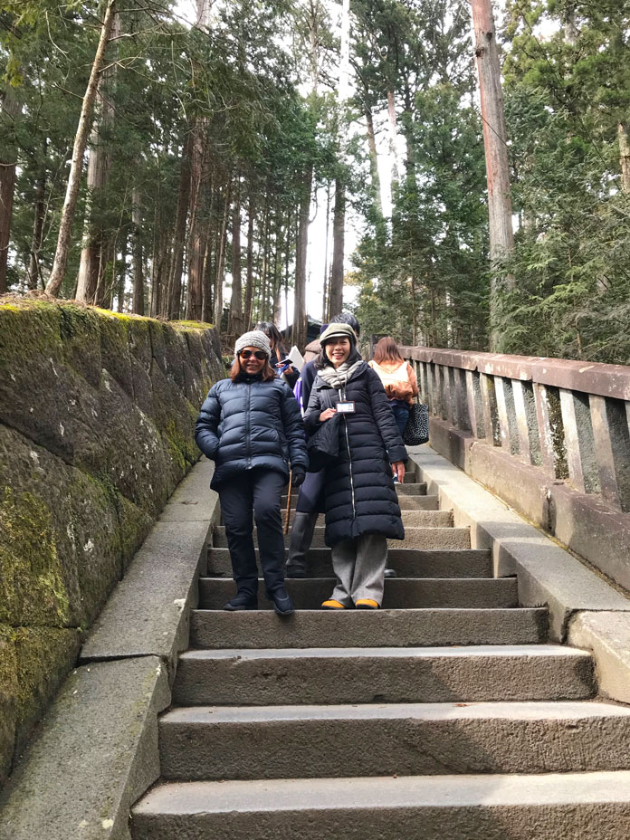 207 steps to summit of Toshogu Shrine