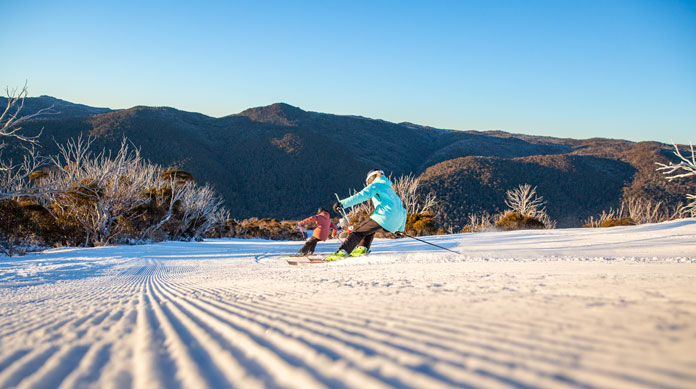 First Tracks on the Supertrail at Thredbo