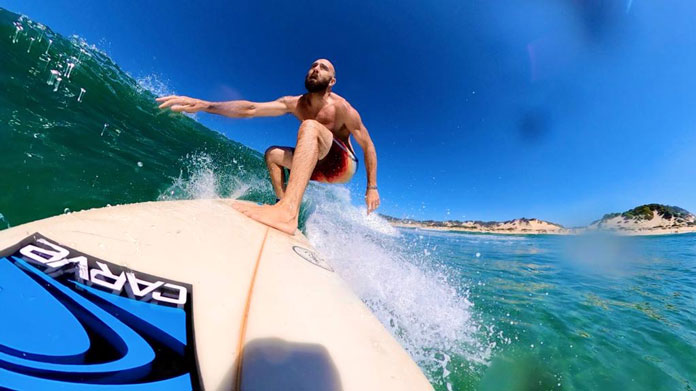 Testing the GoPro Surfboard camera mount