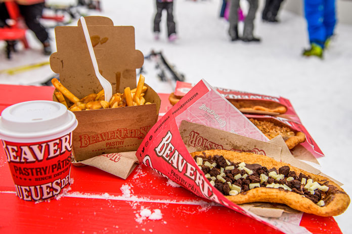 Beaver Tails and Poutine, Canadian carbo load classics at Big White: 