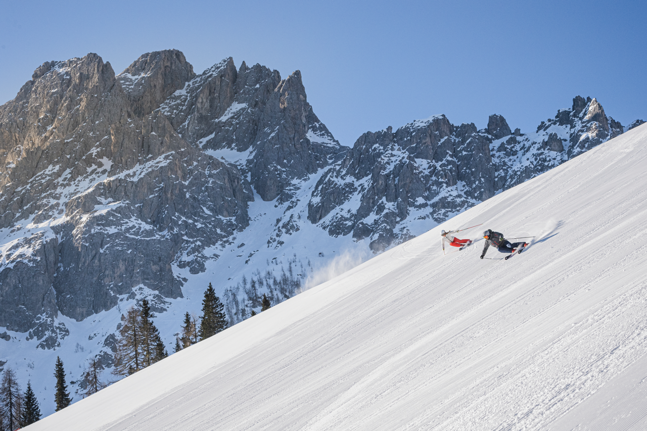 Enjoying the skiing that italy has to offer
