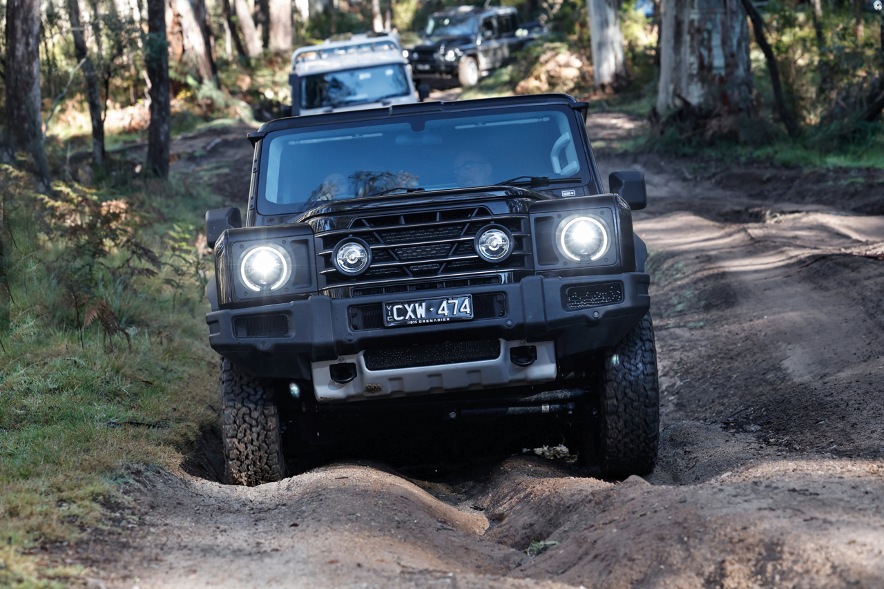 IENOS Quartermaster taking on the rugged terrain