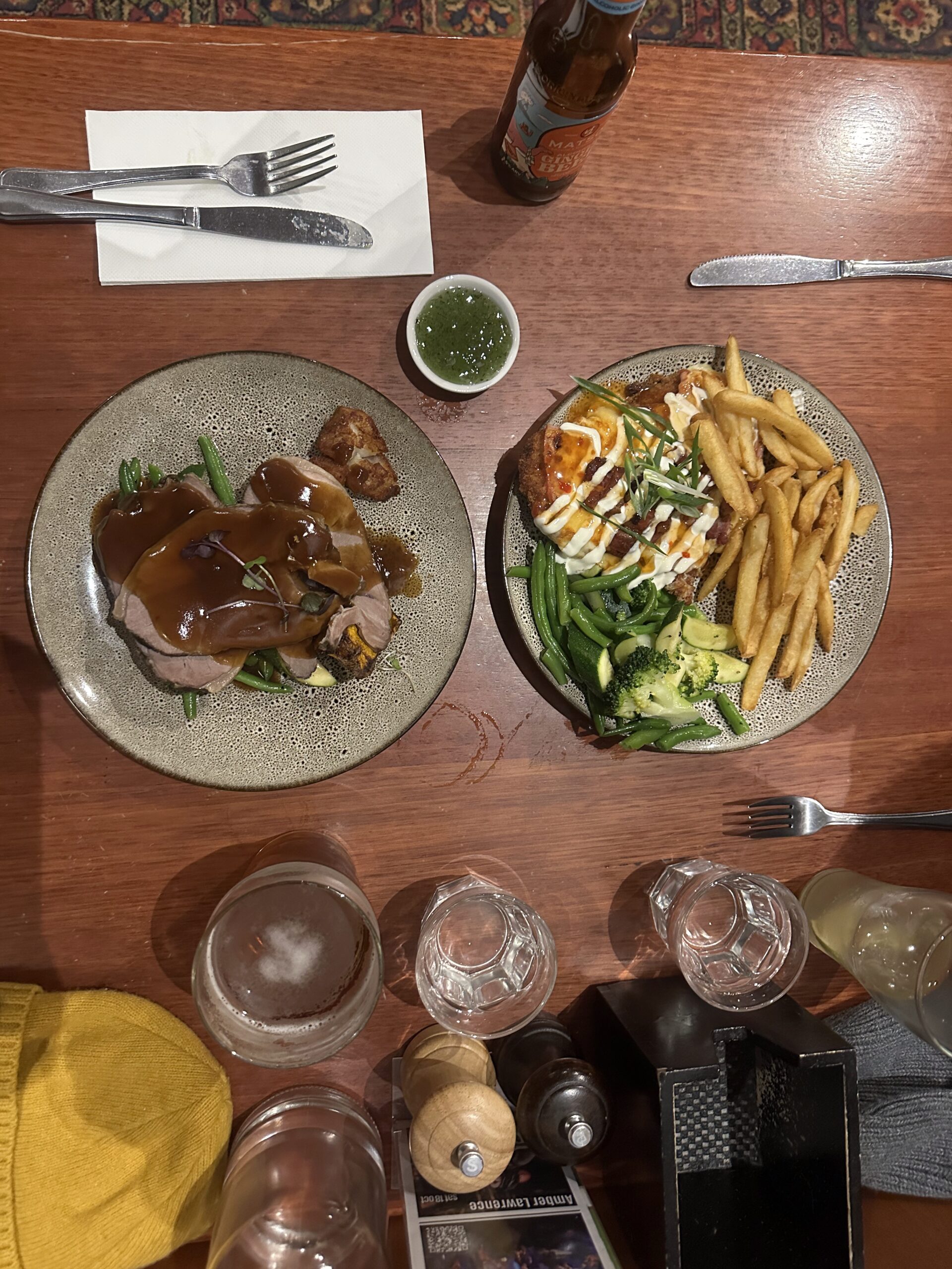 Our feed from the delatite hotel