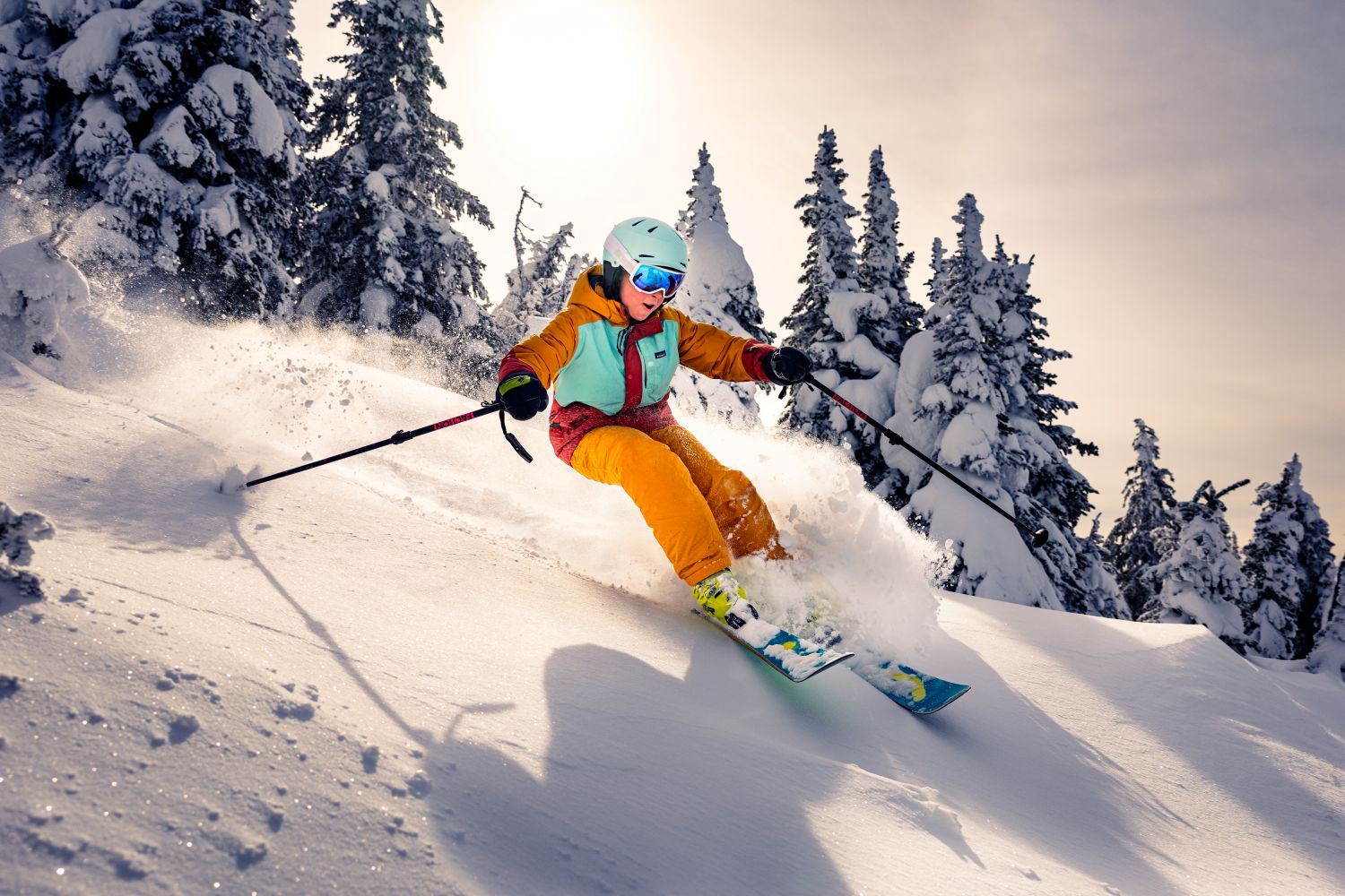 Skiing in Big White