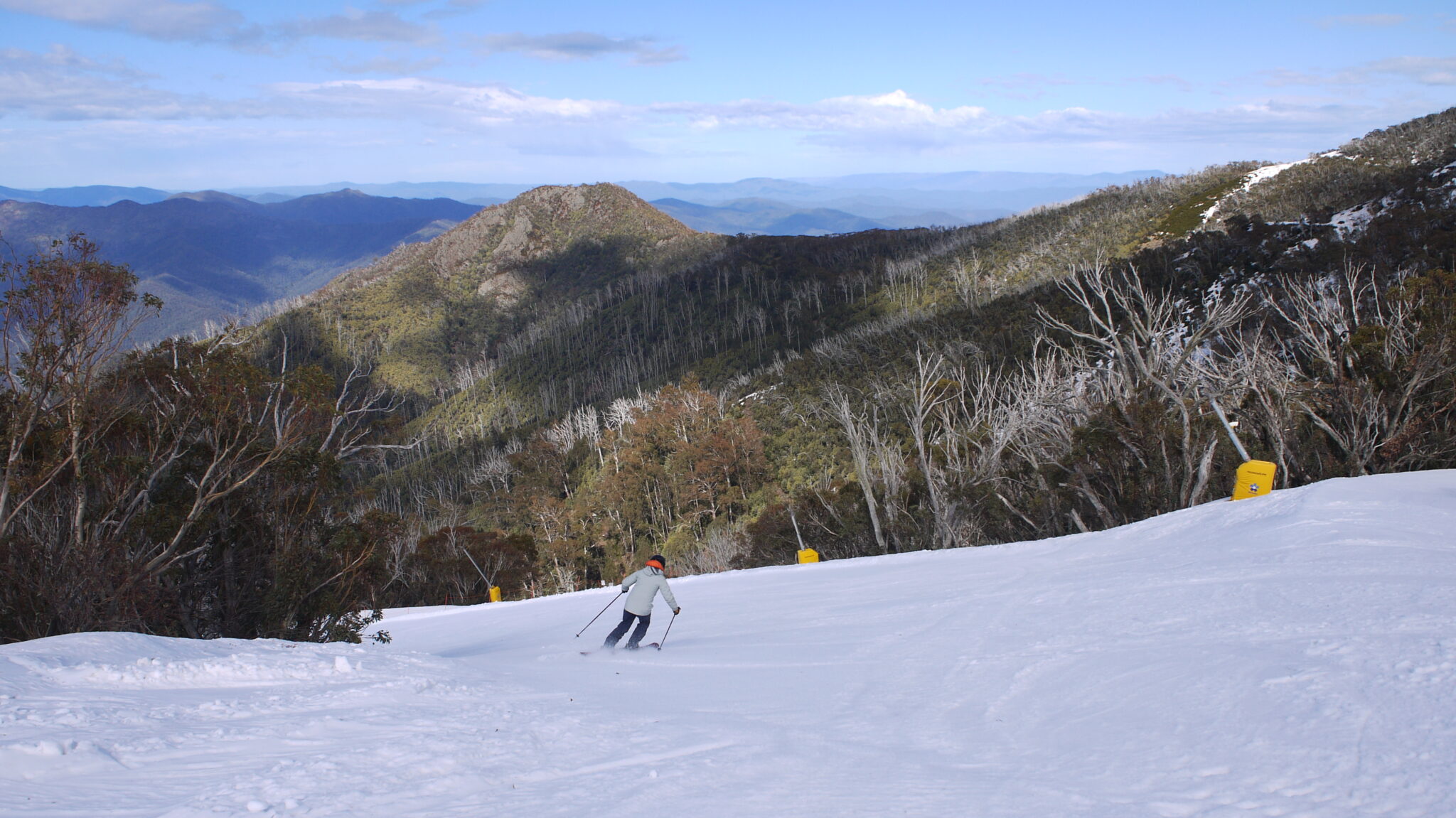 Spring skiing at Mt Buller