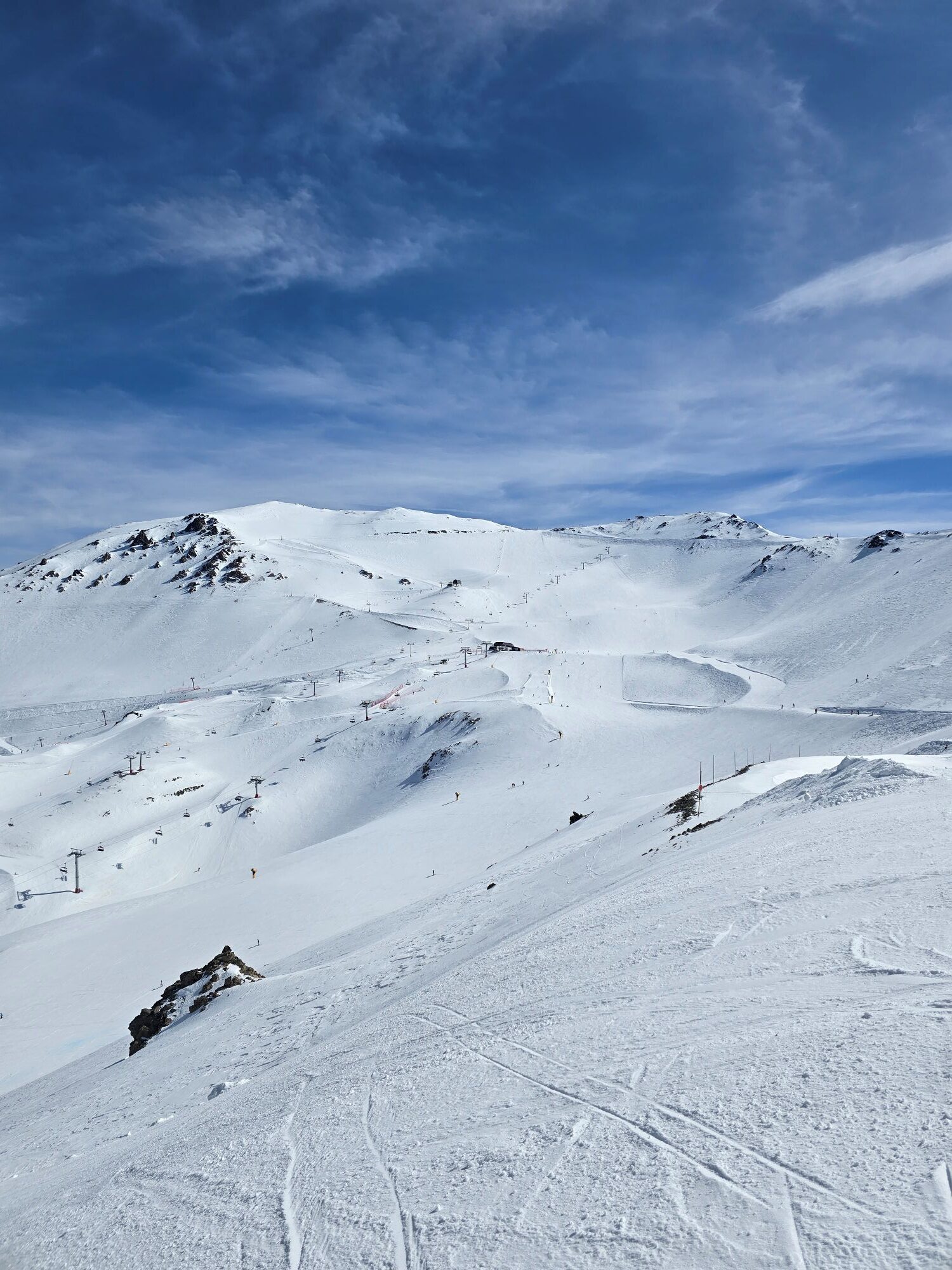 Skiing at Mt Hutt