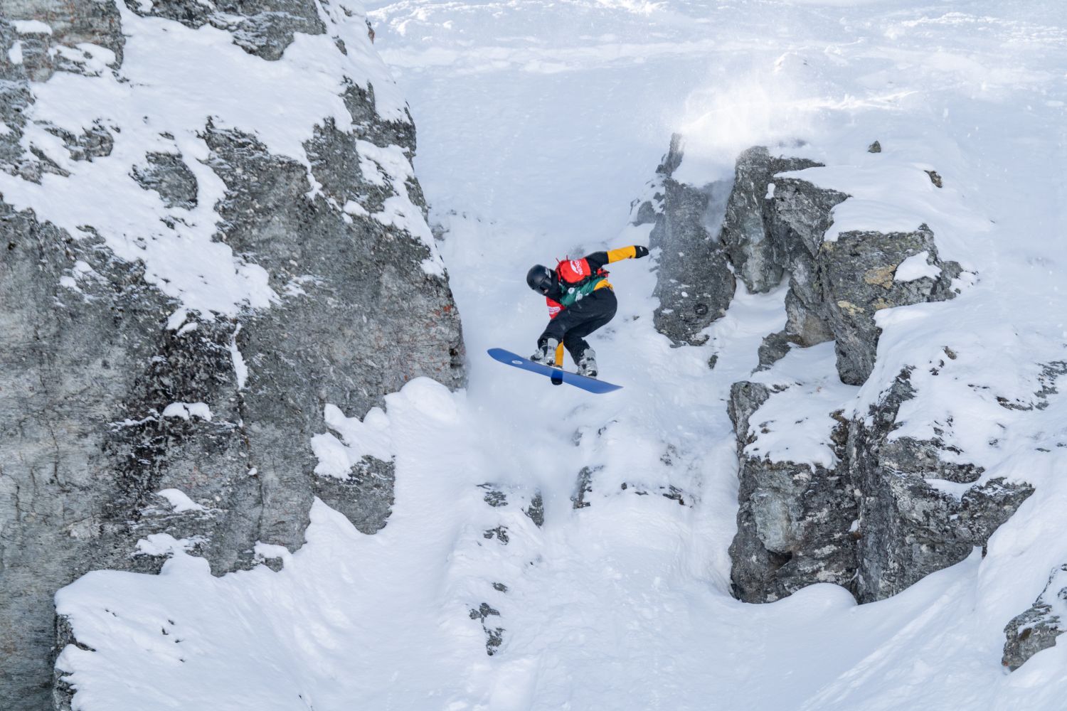Vaughn Hardwick snowboarding