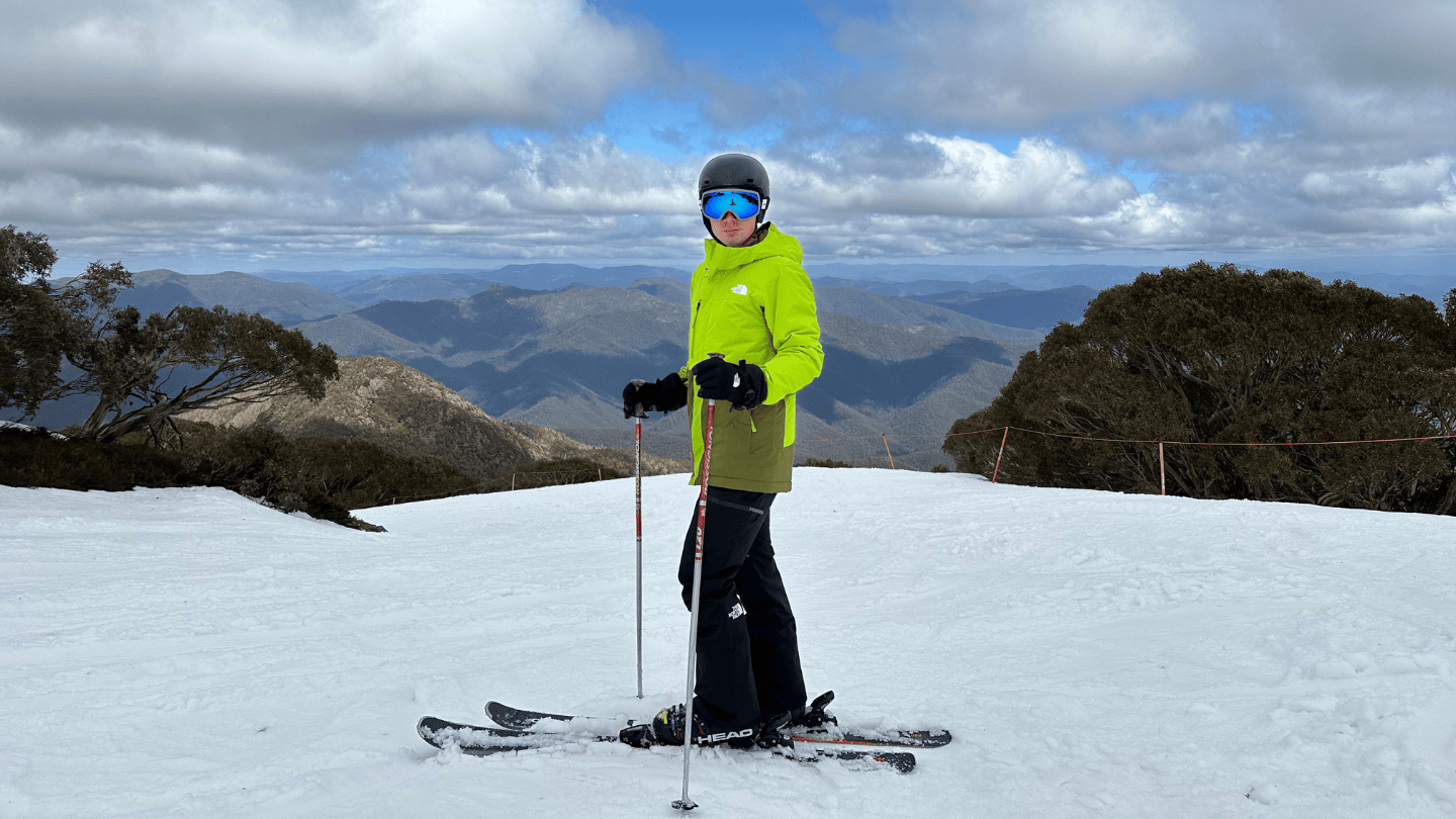The North Face Freedom Jacket at Mt Buller Skiing trip