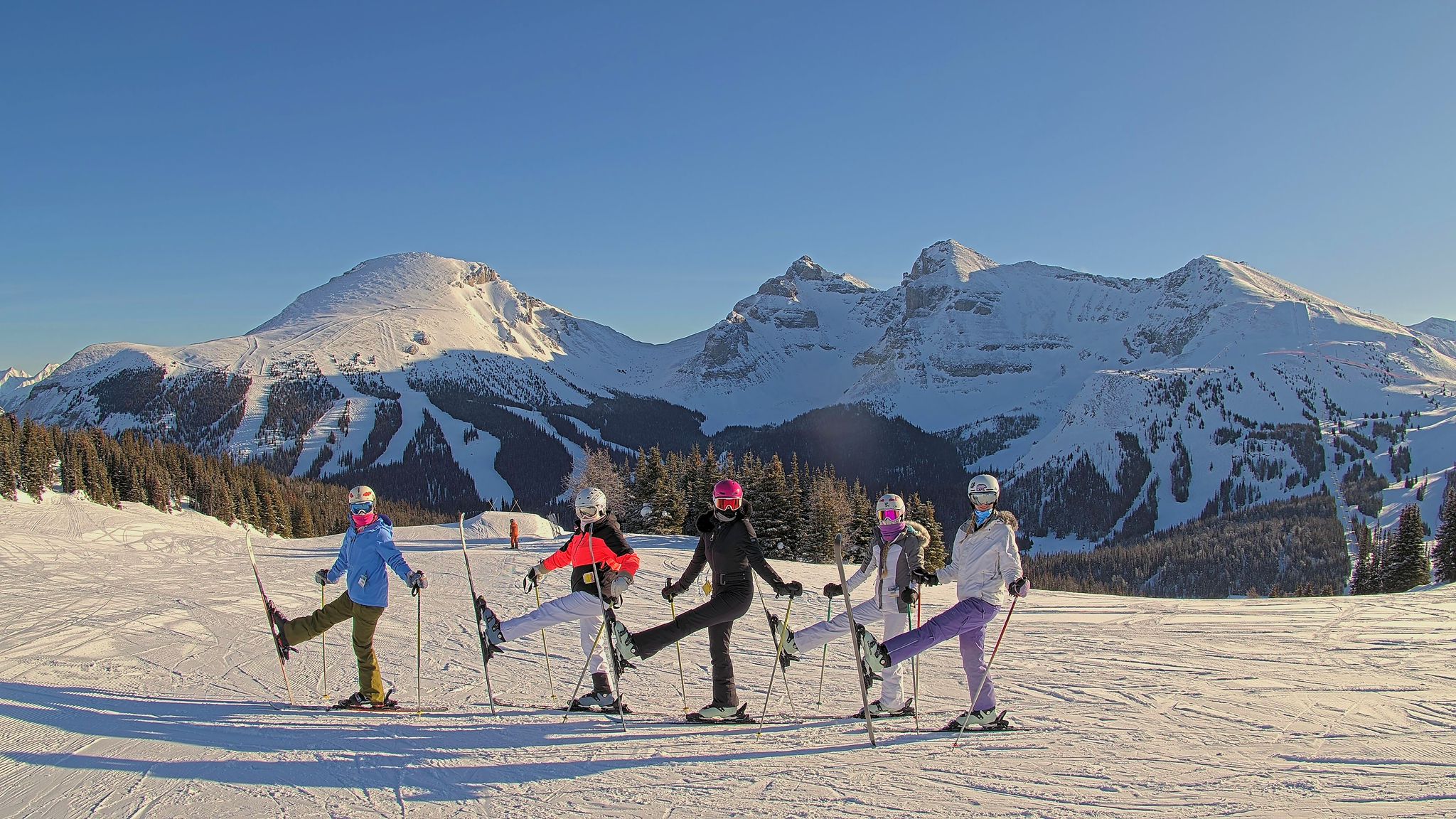 Sunshine village skiing in Banff