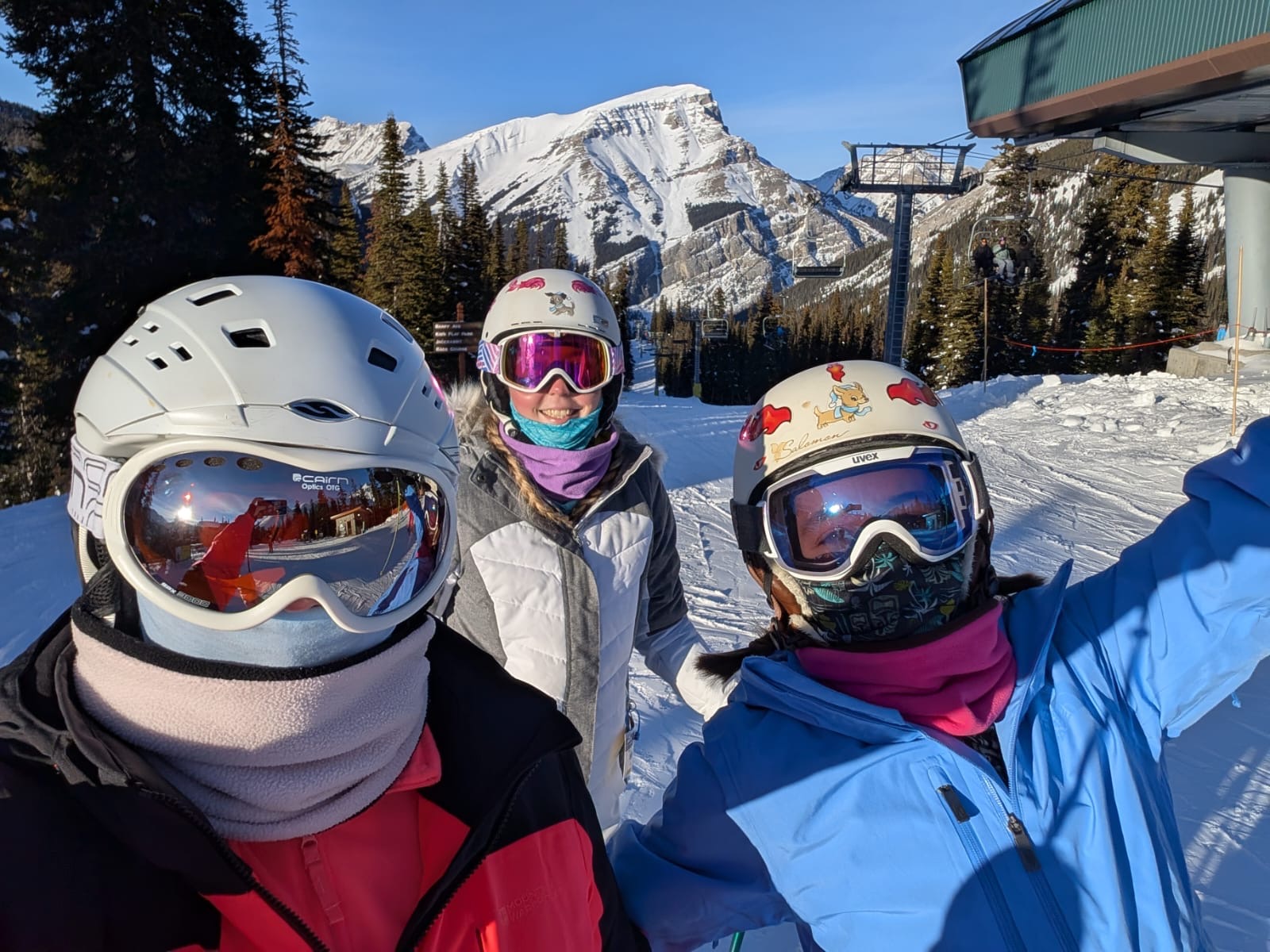 Skiing in Banff, Canada